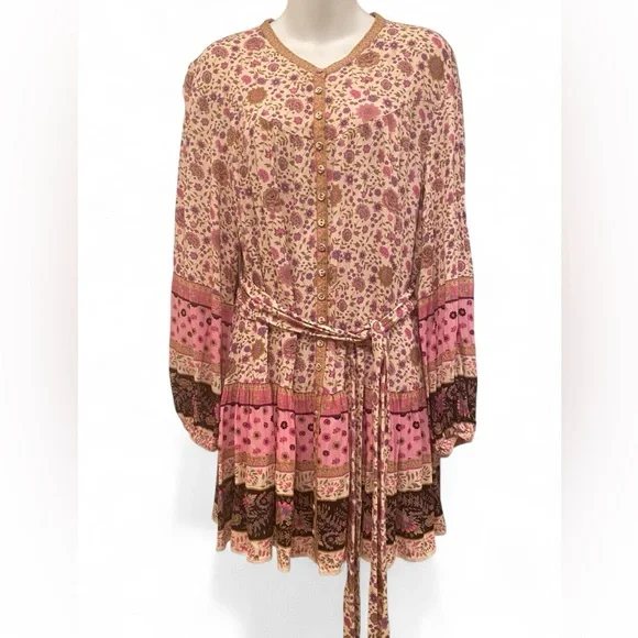 Spell Lady Untamed Tunic Mini Dress Medium - Picture 8 of 16